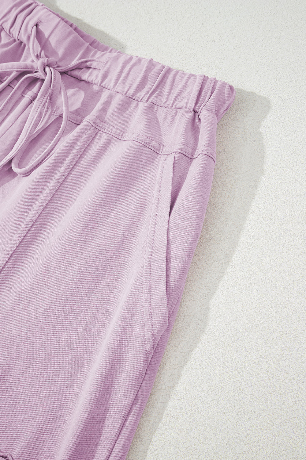 Mint Green Mineral Wash Exposed Seam Wide Leg Cargo Pants