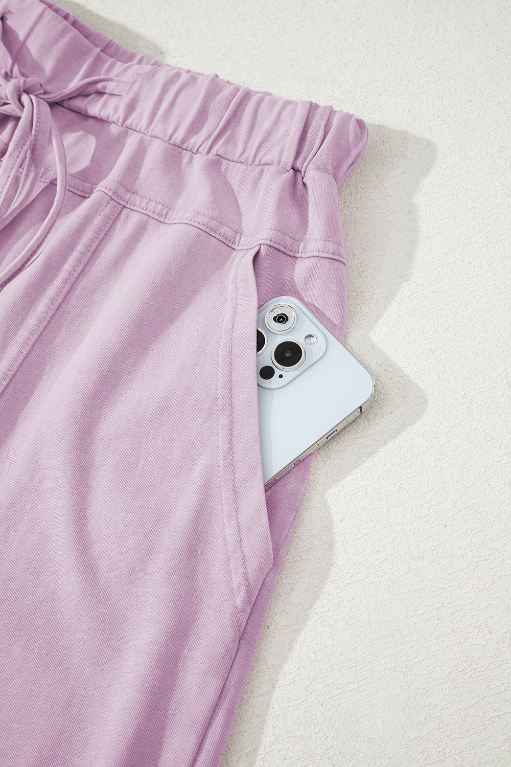 Mint Green Mineral Wash Exposed Seam Wide Leg Cargo Pants