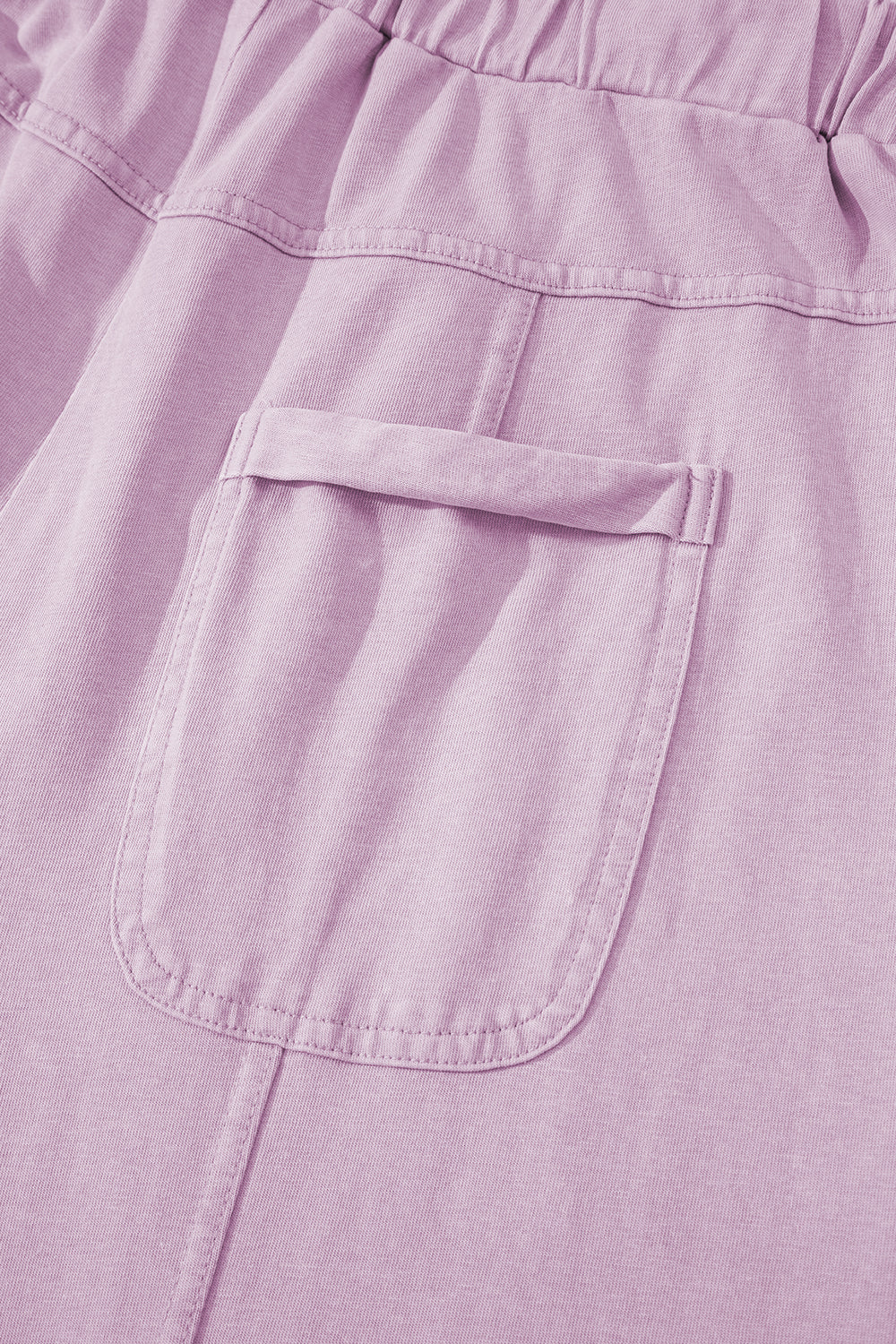 Mint Green Mineral Wash Exposed Seam Wide Leg Cargo Pants