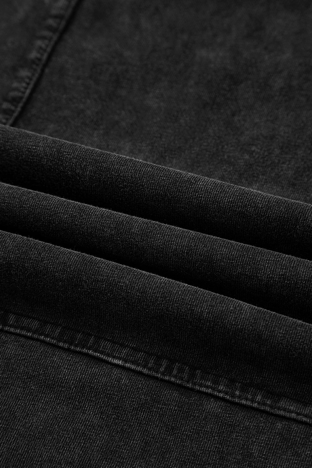 Mint Green Mineral Wash Exposed Seam Wide Leg Cargo Pants